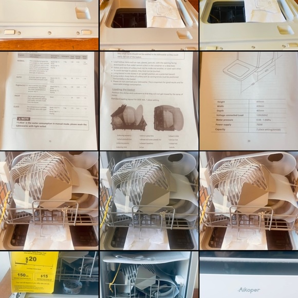 Aikoper counter top dishwasher brand new - Picture 9 of 16